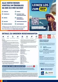 Hofer Reisen Flugblatt Seite 2