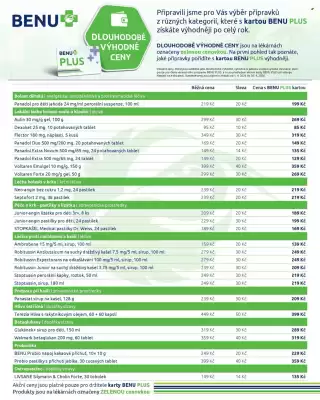 Benu leták (platné do 30-04)