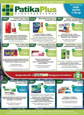 PatikaPlus (érvényes eddig: 30-04)