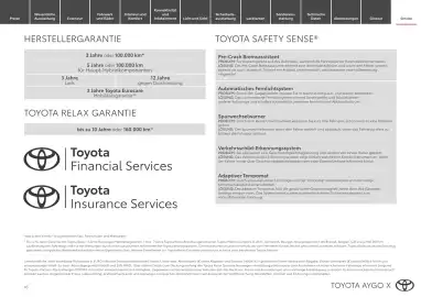 Toyota Flugblatt | Aygo X Seite 16