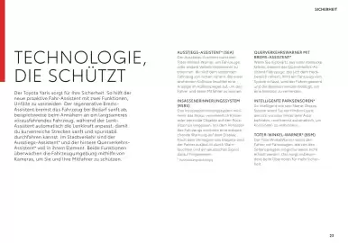 Toyota Flugblatt | Yaris Seite 23