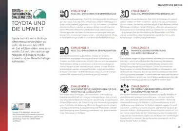 Toyota Flugblatt | Yaris Seite 45