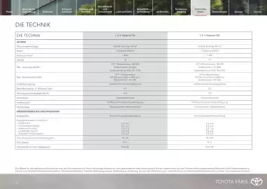 Toyota Flugblatt | Yaris Seite 20