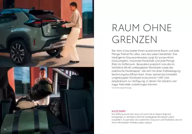 Toyota Flugblatt | Yaris Cross Seite 20