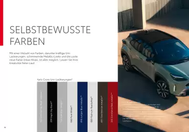 Toyota Flugblatt | Yaris Cross Seite 36