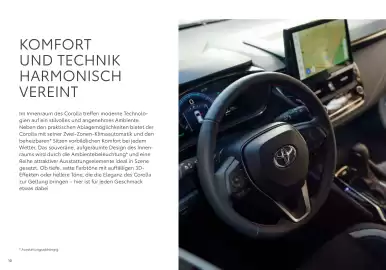 Toyota Flugblatt | Corolla Seite 10