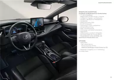 Toyota Flugblatt | Corolla Seite 25