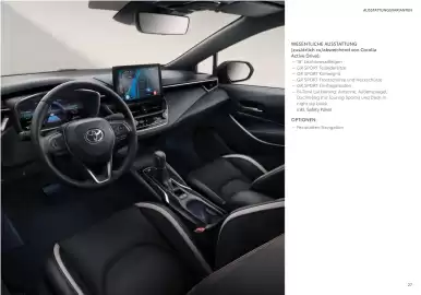 Toyota Flugblatt | Corolla Seite 27