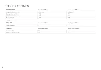 Toyota Flugblatt | Corolla Seite 44
