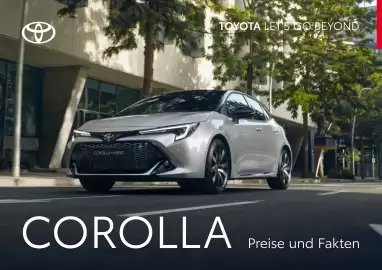 Toyota Flugblatt | Corolla Seite 1