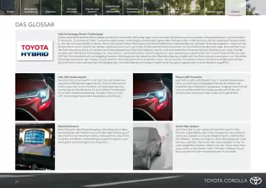 Toyota Flugblatt | Corolla Seite 24