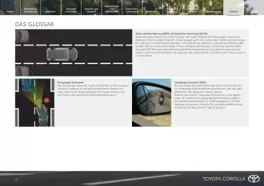 Toyota Flugblatt | Corolla Seite 27