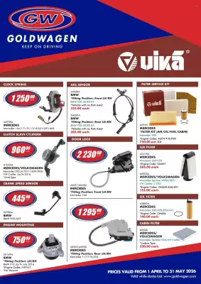 Goldwagen (valid until 31-05)