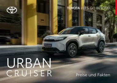 Toyota Flugblatt | Urban Cruiser Seite 1