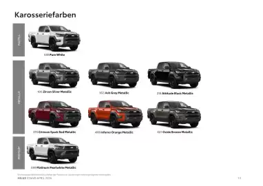 Toyota Flugblatt | Hilux Seite 13