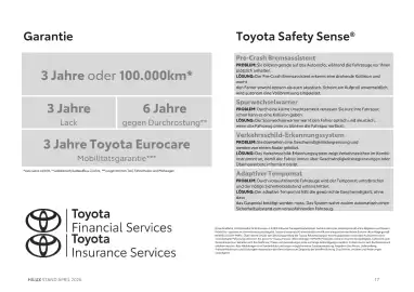 Toyota Flugblatt | Hilux Seite 17