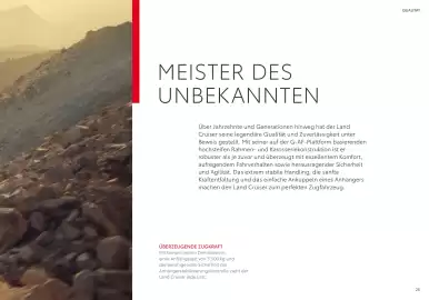 Toyota Flugblatt | Land Cruiser Seite 25