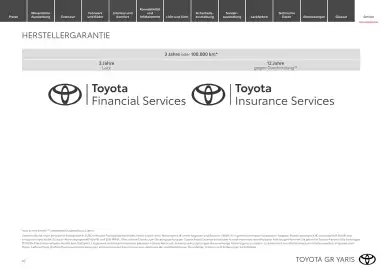 Toyota Flugblatt | GR Yaris Seite 16