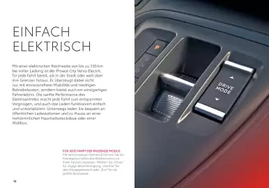 Toyota Flugblatt | Proace city Verso / Proace city Verso electric Seite 12