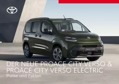 Toyota Flugblatt | Proace city Verso/ Proace city Verso electric Seite 1