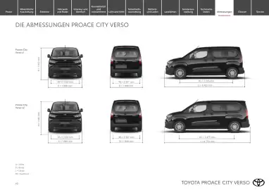 Toyota Flugblatt | Proace city Verso/ Proace city Verso electric Seite 19