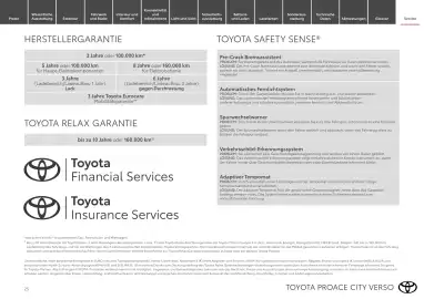 Toyota Flugblatt | Proace city Verso/ Proace city Verso electric Seite 25