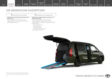 Toyota Flugblatt | Proace city Verso/ Proace city Verso electric Seite 5