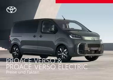 Toyota Flugblatt | Proace Verso Seite 1
