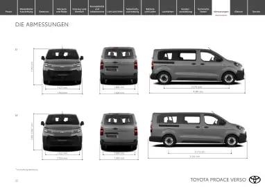 Toyota Flugblatt | Proace Verso Seite 22