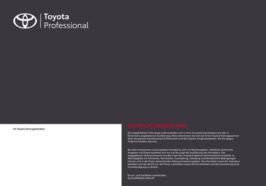 Toyota Flugblatt | Proace Max Seite 48