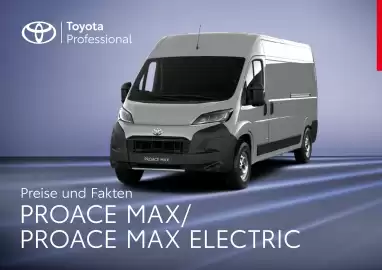 Toyota Flugblatt | Proace Max Seite 1