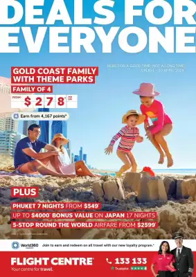 Flight Centre (valid until 30-04)