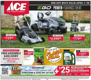 Ace Hardware flyer Page 1