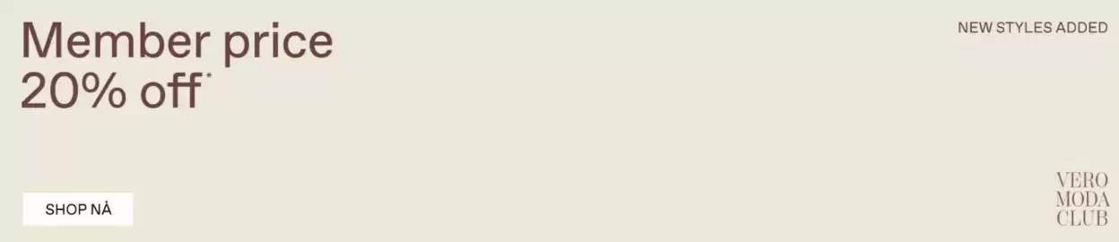 Vero Moda kundeavis Side 1