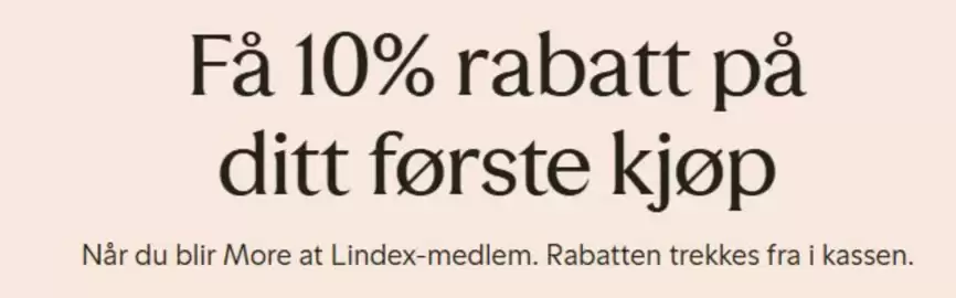 Lindex kundeavis Side 1
