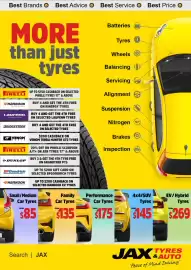 Jax Tyres catalogue Page 1