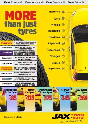 Jax Tyres (valid until 30-04)
