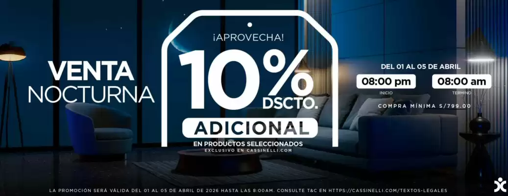 Cassinelli (válido hasta 30-04)