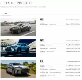 Catálogo Lexus Página 6