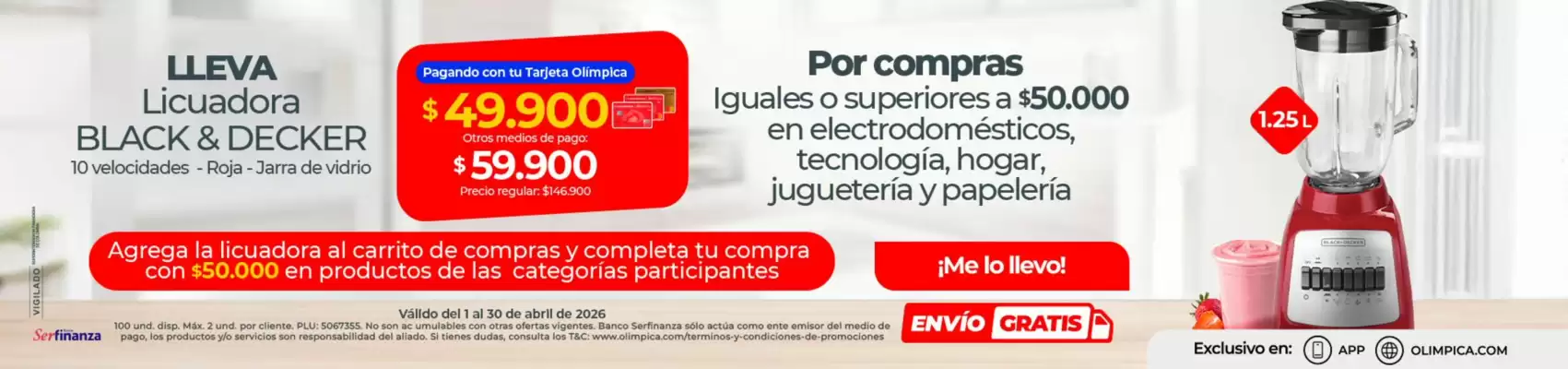 Catálogo Olímpica (válido hasta 30-04)