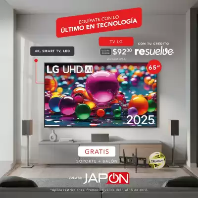 Almacenes Japón (válido hasta 15-04)