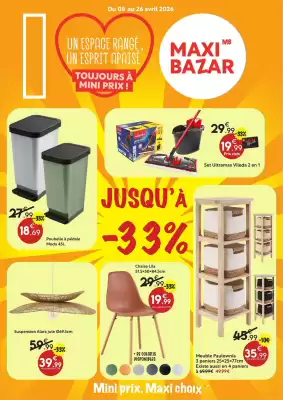 Catalogue Maxi Bazar (valable jusqu'au 26-04)