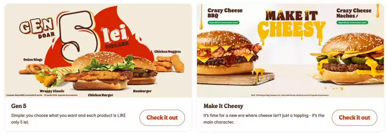 Magazine Burger King Pagină 1