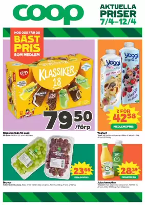 Coop reklamblad (giltig till och med 13-04)
