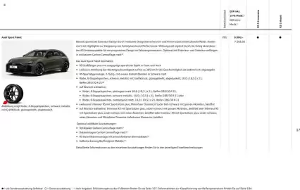 Audi Prospekt Seite 17