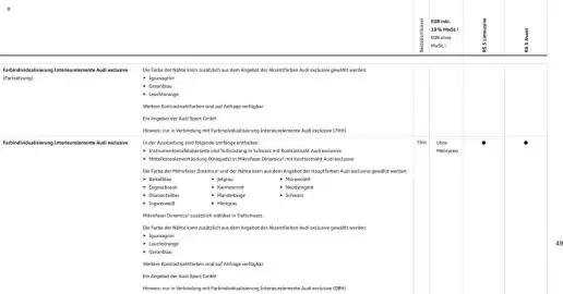 Audi Prospekt Seite 49