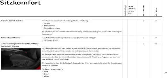 Audi Prospekt Seite 67