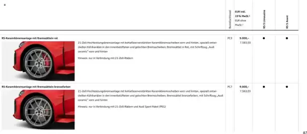 Audi Prospekt Seite 87