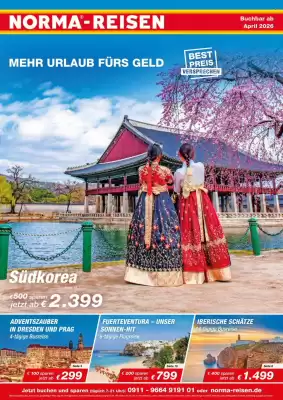 Norma Reisen Prospekt (gültig bis 30-04)