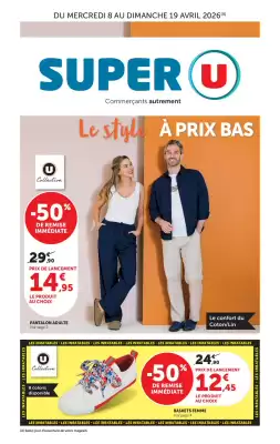 Super U | La mode à prix bas (valable jusqu'au 19-04)